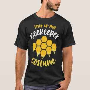 Dit Is Mijn Imkerkostuum Honingraat Bijenvanger T-shirt