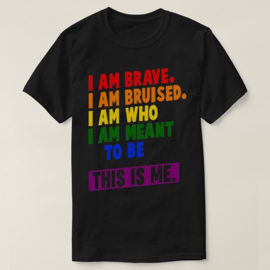 Dit is mijn Inspirerend LGBT Pride T-shirt (Design voorkant)