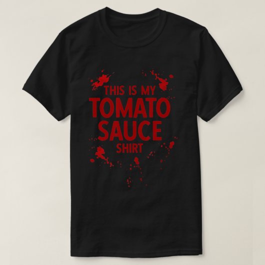 Dit is mijn Italiaanse tomatensaus T-shirt (Design voorkant)