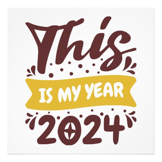 Dit is mijn jaar 2024 foto afdruk (Voorkant)