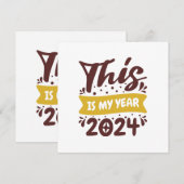 Dit is mijn jaar 2024 kaart (Voorkant / Achterkant)