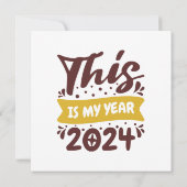 Dit is mijn jaar 2024 kaart (Achterkant)