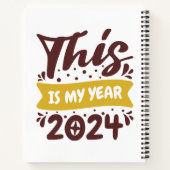Dit is mijn jaar 2024 notitieboek (Achterkant)
