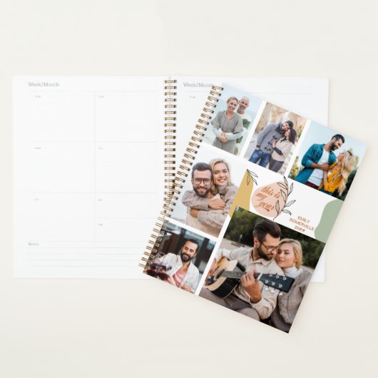 Dit is mijn jaar 6 Foto Trendy Abstract Planner (Display)