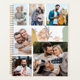 Dit is mijn jaar 6 Foto Trendy Abstract Planner