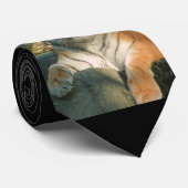 Dit is mijn jaar stropdas Tiger (Opgerold)