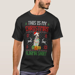 Dit is mijn Jack Russell Terrier Dog Kerstpaja T-shirt