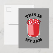 Dit is mijn jam briefkaart (Voorkant / Achterkant)