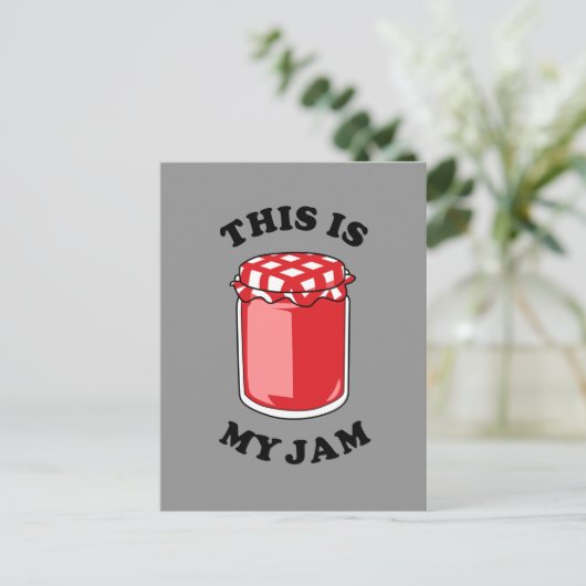 Dit is mijn jam briefkaart (Staand voorkant)