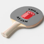 Dit is mijn jam tafeltennisbatje (Voorkant Gekanteld)