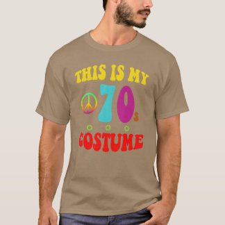 Dit is mijn jaren 70 kostuum groovy vrede Hallowee T-shirt