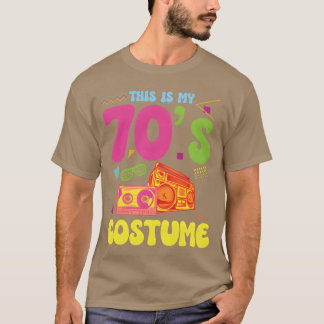 Dit is mijn jaren 70 kostuum Retro Vintage jaren 7 T-shirt