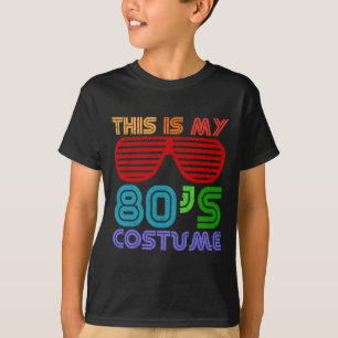 Dit is mijn jaren 80 kostuum jaren 80 retro  Hallo T-shirt
