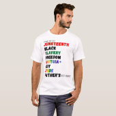 Dit is mijn Junetetiende Gay Pride Vaderdag T-shirt (Voorkant volledig)
