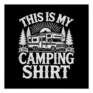 Dit Is Mijn Kampeer Grappige Camper Perfect Poster