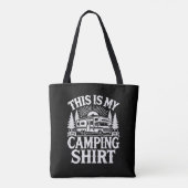Dit Is Mijn Kampeer Grappige Camper Tote Bag (Achterkant)