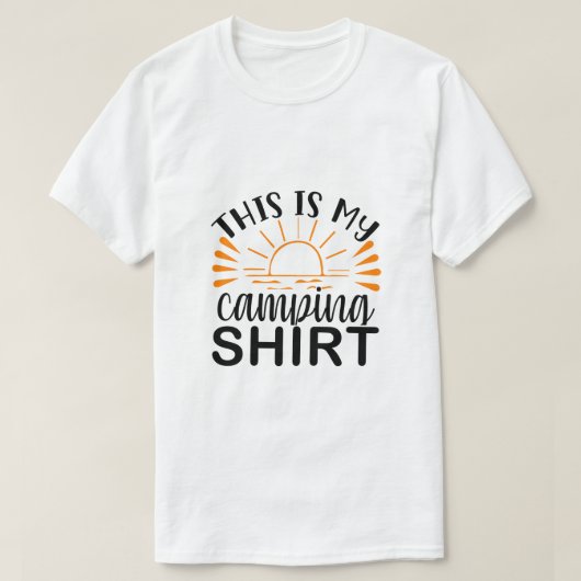 Dit is Mijn Kampeer Shirt (Design voorkant)