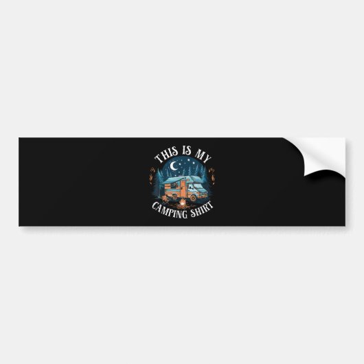 Dit Is Mijn Kampeer Wandelen Grappige Camper Bumpersticker (Voorkant)