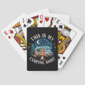 Dit Is Mijn Kampeer Wandelen Grappige Camper Pokerkaarten (Achterkant)