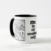 Dit is mijn kampeermok grappige camping mok koffie (Voorkant links)