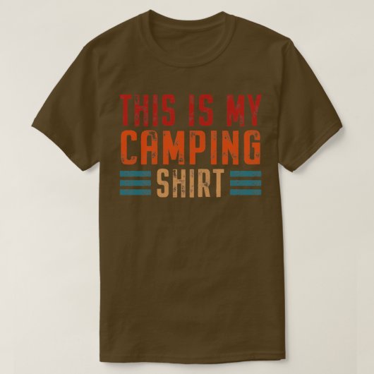 Dit is mijn kampeershirt grappig t-shirt (Design voorkant)