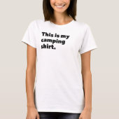 Dit is mijn kampeershirt t-shirt (Voorkant)