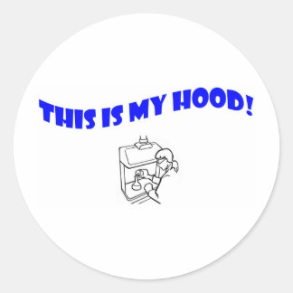 Dit is mijn kap! ronde sticker