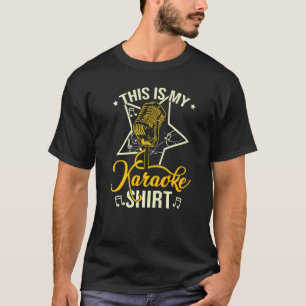Dit is mijn Karaoke Singer Karaoke T-shirt