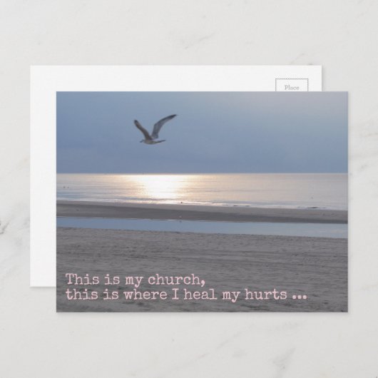 Dit is mijn kerk | Inspirerend Briefkaart notering (Voorkant / Achterkant)