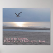 Dit is mijn kerk - Inspirerend citaat Poster (Voorkant)