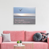 Dit is mijn kerk _ Inspirerend Quote Canvas (Insitu (Woonkamer))