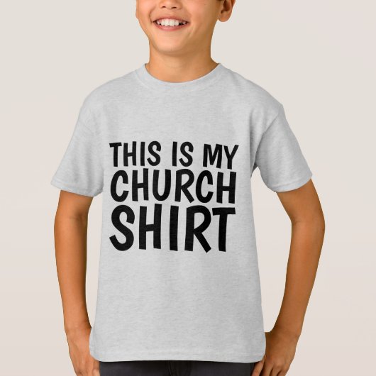 DIT IS MIJN KERK T-SHIRT T-Shirts (Voorkant)