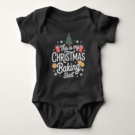 Dit Is Mijn Kerst Bak Shirt Grappig Bakker Cadeau (Voorkant)