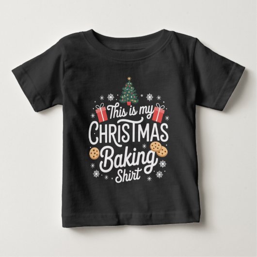 Dit Is Mijn Kerst Bakshirt Grappig Bakker Cadeau (Voorkant)