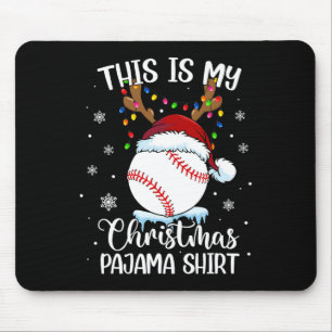Dit is mijn kerst baseball xmas sport jongens mij muismat