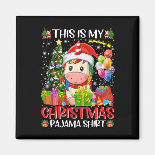 Dit is mijn kerst eenhoorn kerstvrouwen meisjes fa magneet