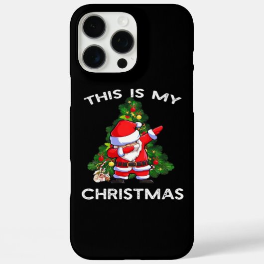 Dit is mijn kerst grappige kerstman Case-Mate iPhone case (Achterkant)