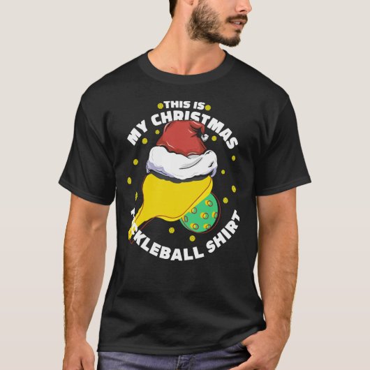 DIT IS MIJN KERST PICKLEBALL SHIRT (Voorkant)