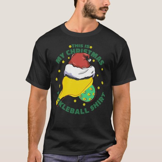 DIT IS MIJN KERST PICKLEBALL SHIRT (Voorkant)