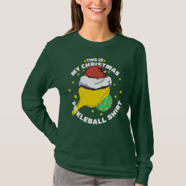 DIT IS MIJN KERST PICKLEBALL SHIRT