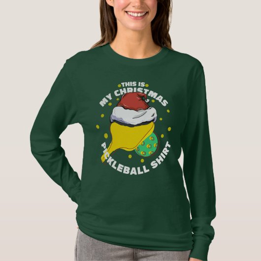 DIT IS MIJN KERST PICKLEBALL SHIRT (Voorkant)