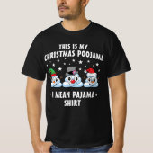 Dit is mijn kerst pojama grappige sneeuw poep t-shirt (Voorkant)