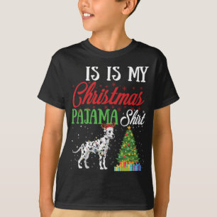 Dit is mijn kerst pyjama Dalmatische minnaar hond  T-shirt