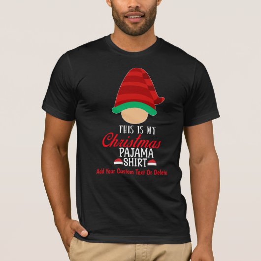 Dit is mijn kerst pyjama grappig cadeau voor Kerst T-shirt (Voorkant)