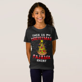 Dit is mijn kerst pyjama grappige pizza xmas t-shirt (Voorkant volledig)