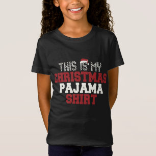 Dit is mijn kerst pyjama grappige Santa PJ Long SL T-shirt