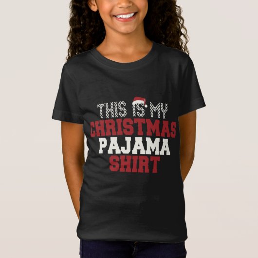 Dit is mijn kerst pyjama grappige Santa PJ Long SL T-shirt (Voorkant)