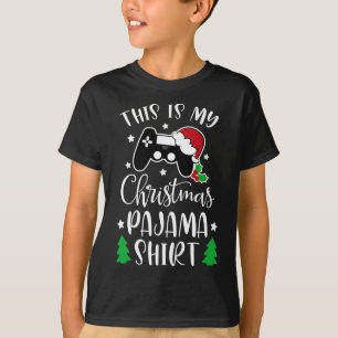 Dit Is Mijn Kerst Pyjama Grappige Video Game Chris T-shirt