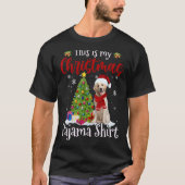 Dit is mijn kerst pyjama hond Golden Retriever T-shirt (Voorkant)