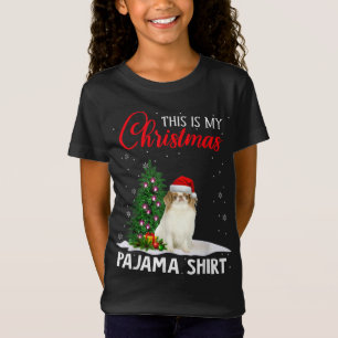 Dit is mijn kerst pyjama japans chin xmas hond t-shirt